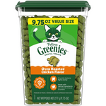 Greenies Feline Greenies Dental Cat Treats - Oven Roasted Chicken Flavor - 9.75 oz