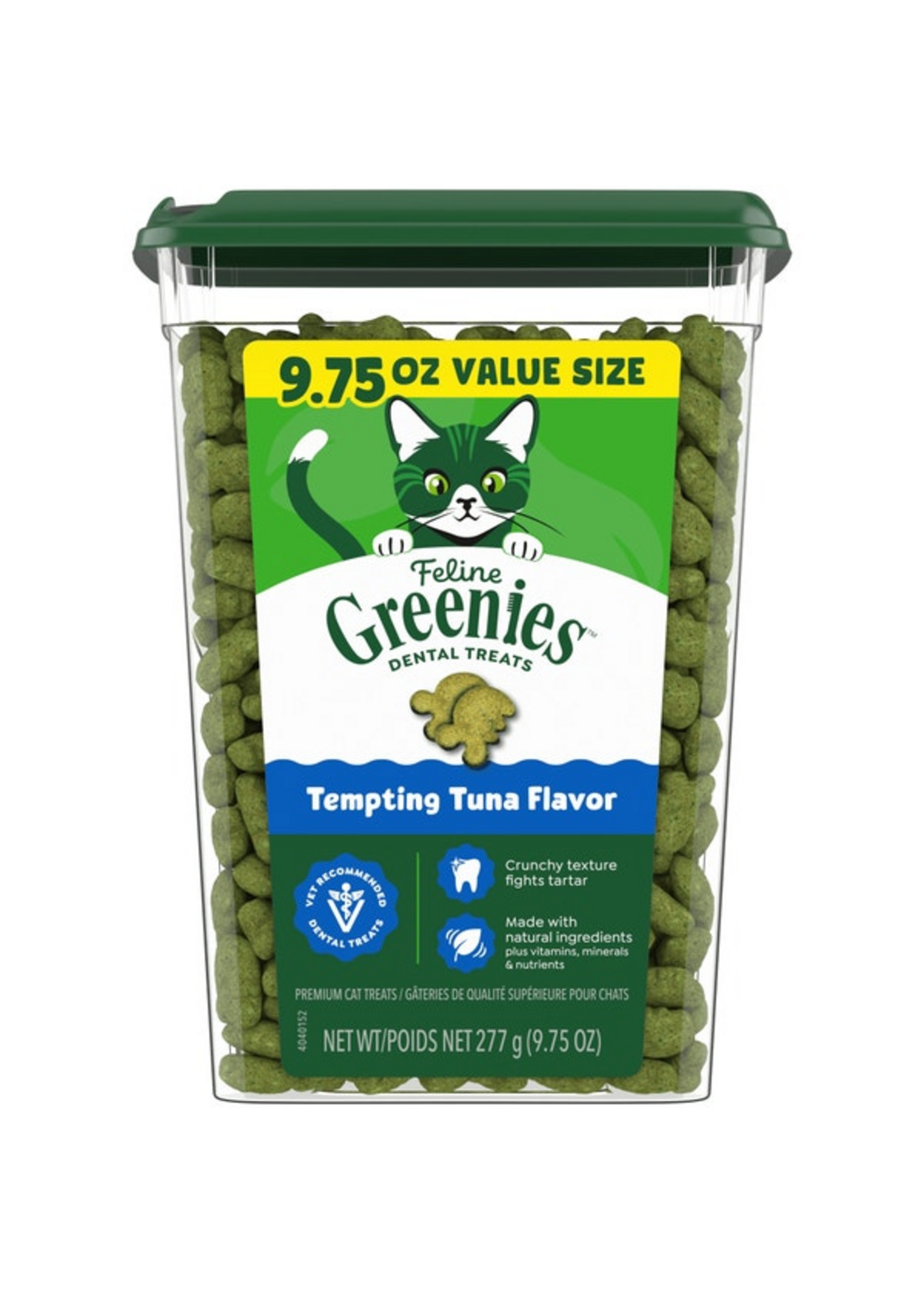 Greenies Feline Greenies Dental Cat Treats - Tempting Tuna Flavor - 9.75 oz