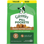 Greenies Greenies Pill Pockets Dog Treats - Capsules Peanut Butter - 15.8 oz, 60 Treats