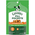 Greenies Greenies Pill Pockets Dog Treats - Tablets Chicken - 3.2 oz, 30 Treats