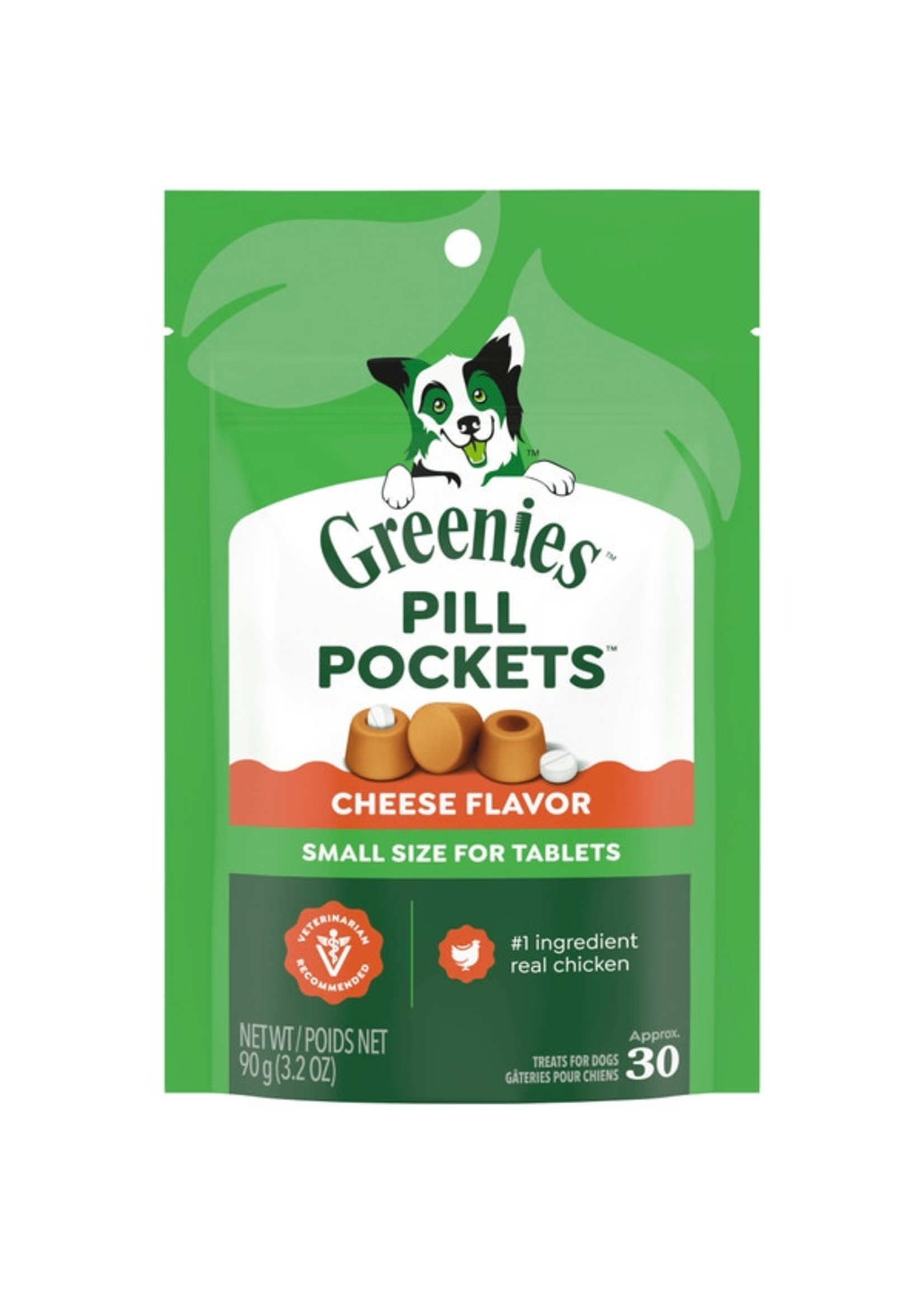 Greenies Greenies Pill Pockets Dog Treats - Tablets Cheese - 3.2 oz, 30 Treats