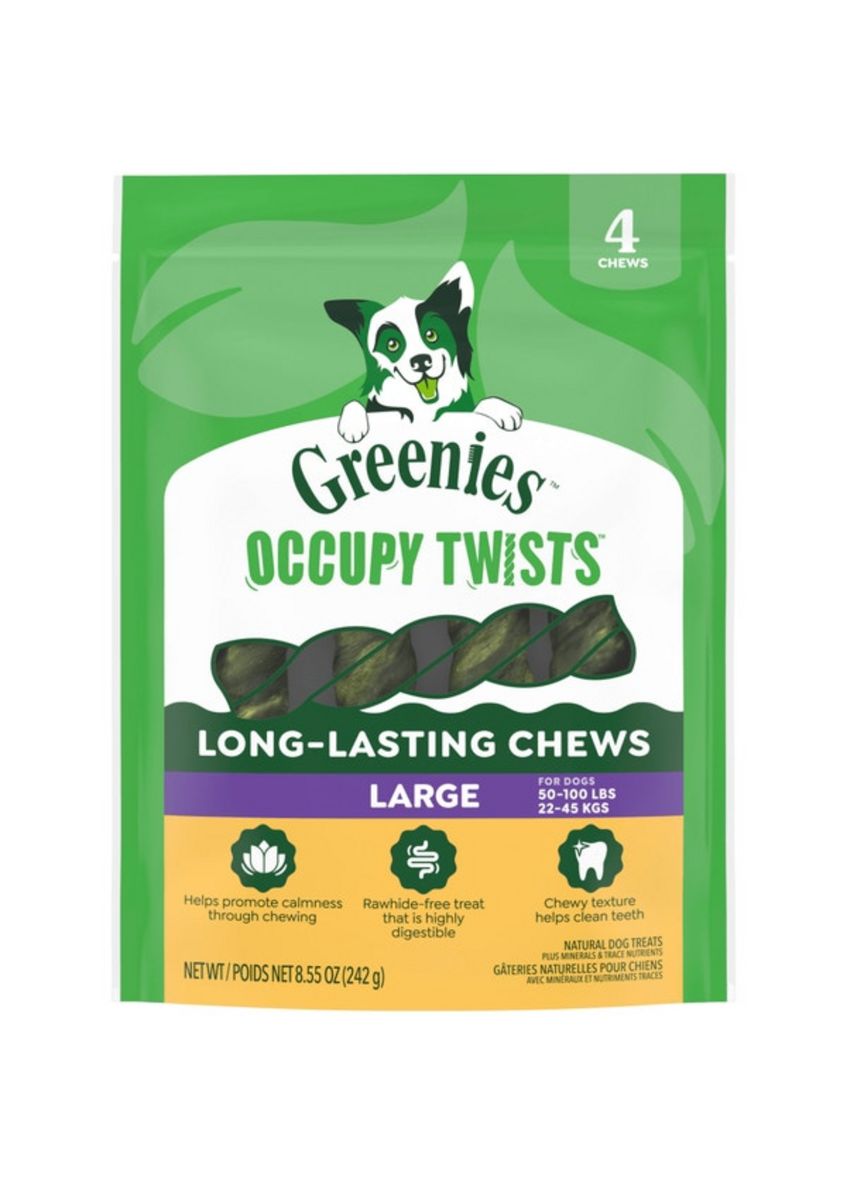 Greenies Greenies Occupy Twists Large Dog Treats - 8.55 oz, 4 Count
