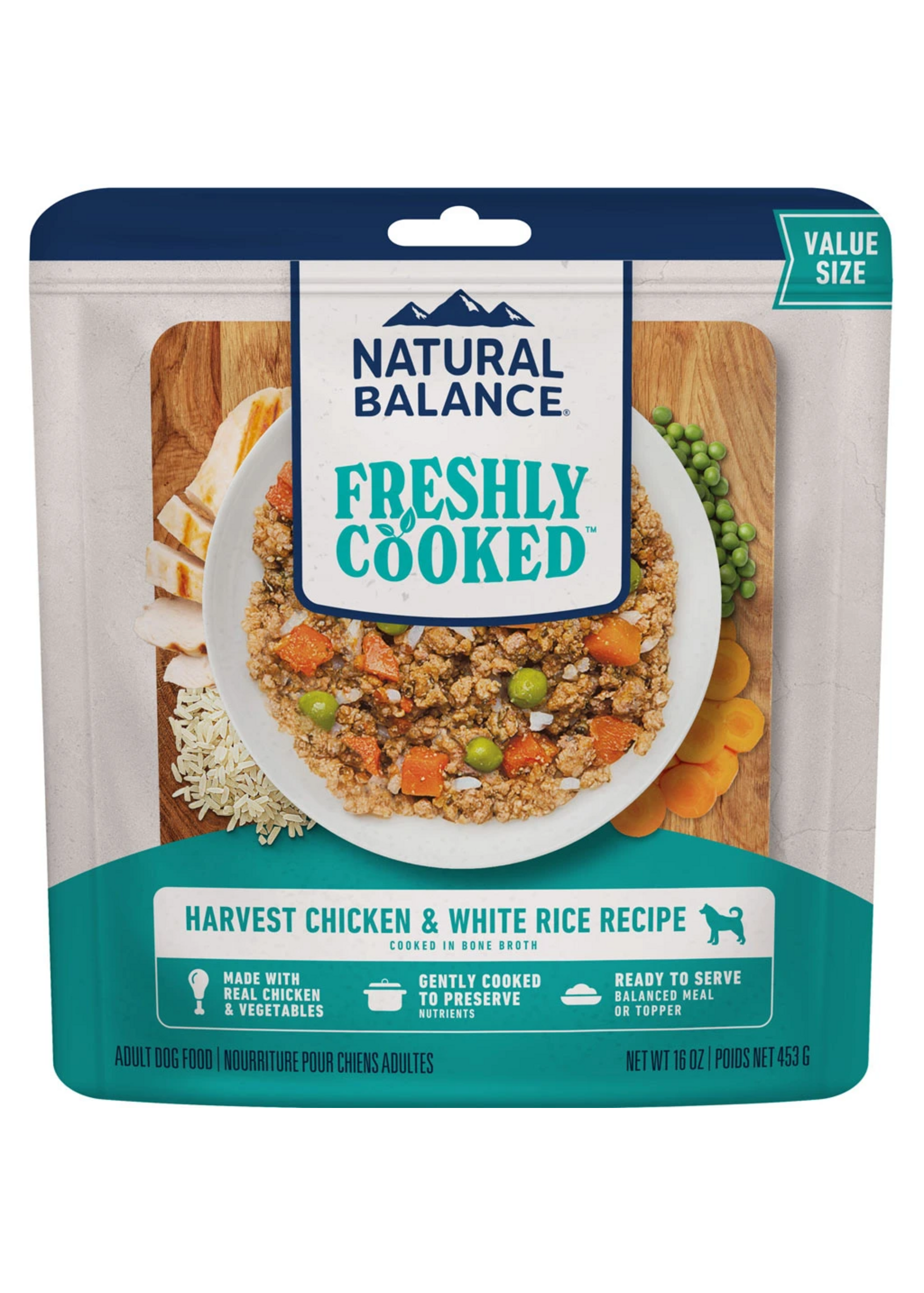 Natural Balance Natural Balance Freshly Cooked Harvest Chicken & White Rice Wet Dog Food - 16 oz
