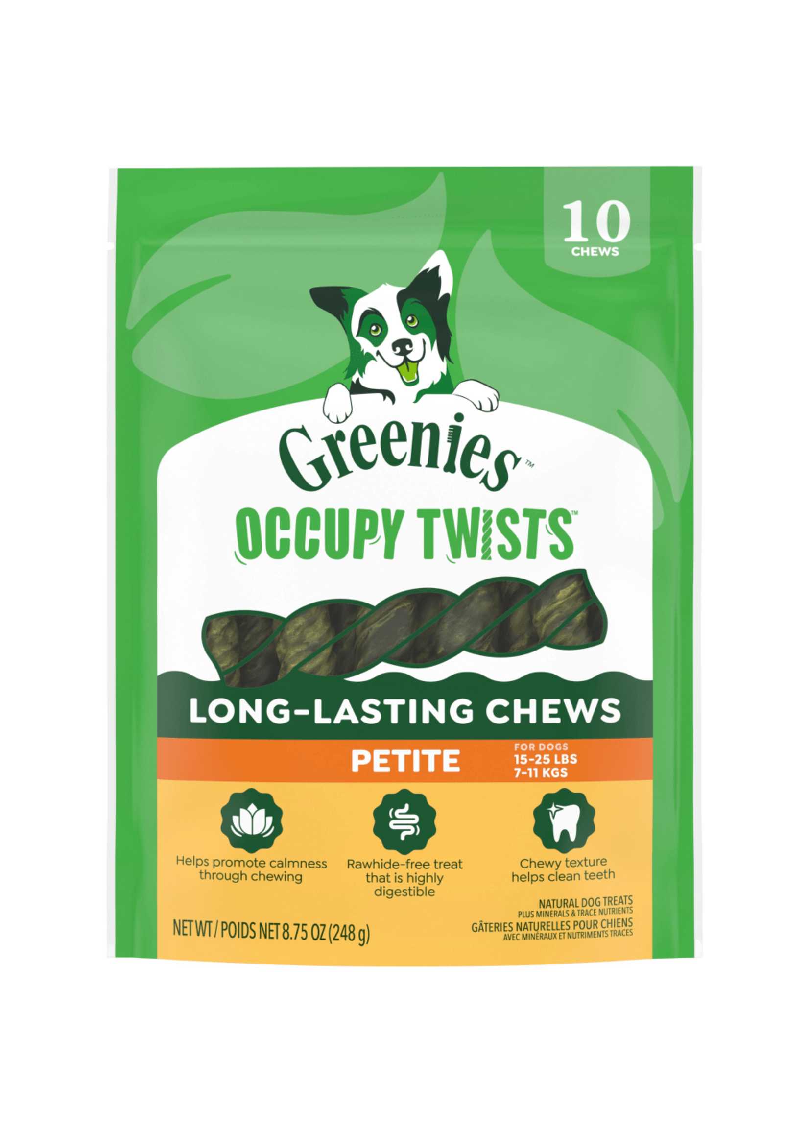 Greenies Greenies Occupy Twists Petite Dog Treats - 8.8 oz, 10 Count