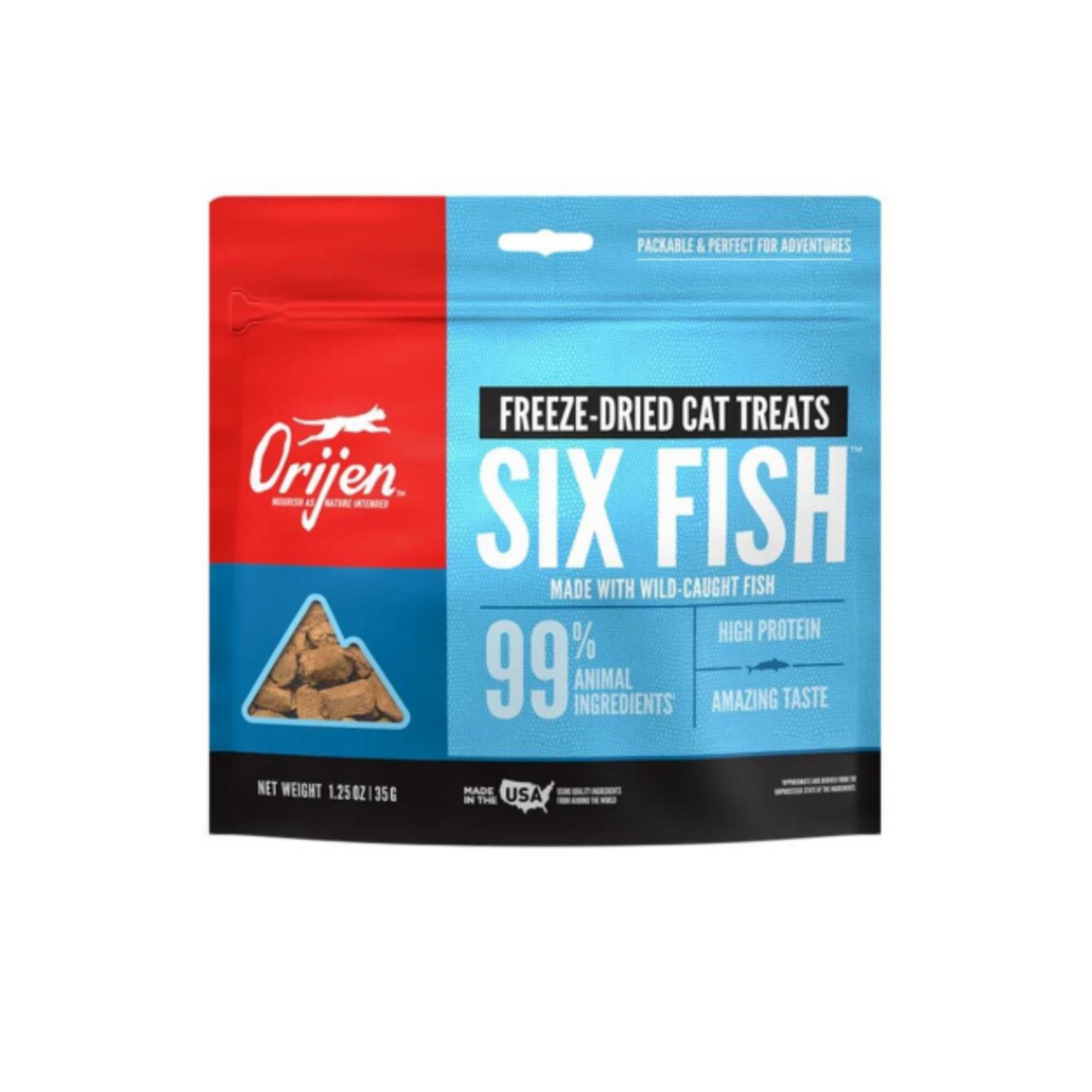 Orijen Orijen Freeze-Dried Six Fish Cat Treats -1.25 oz
