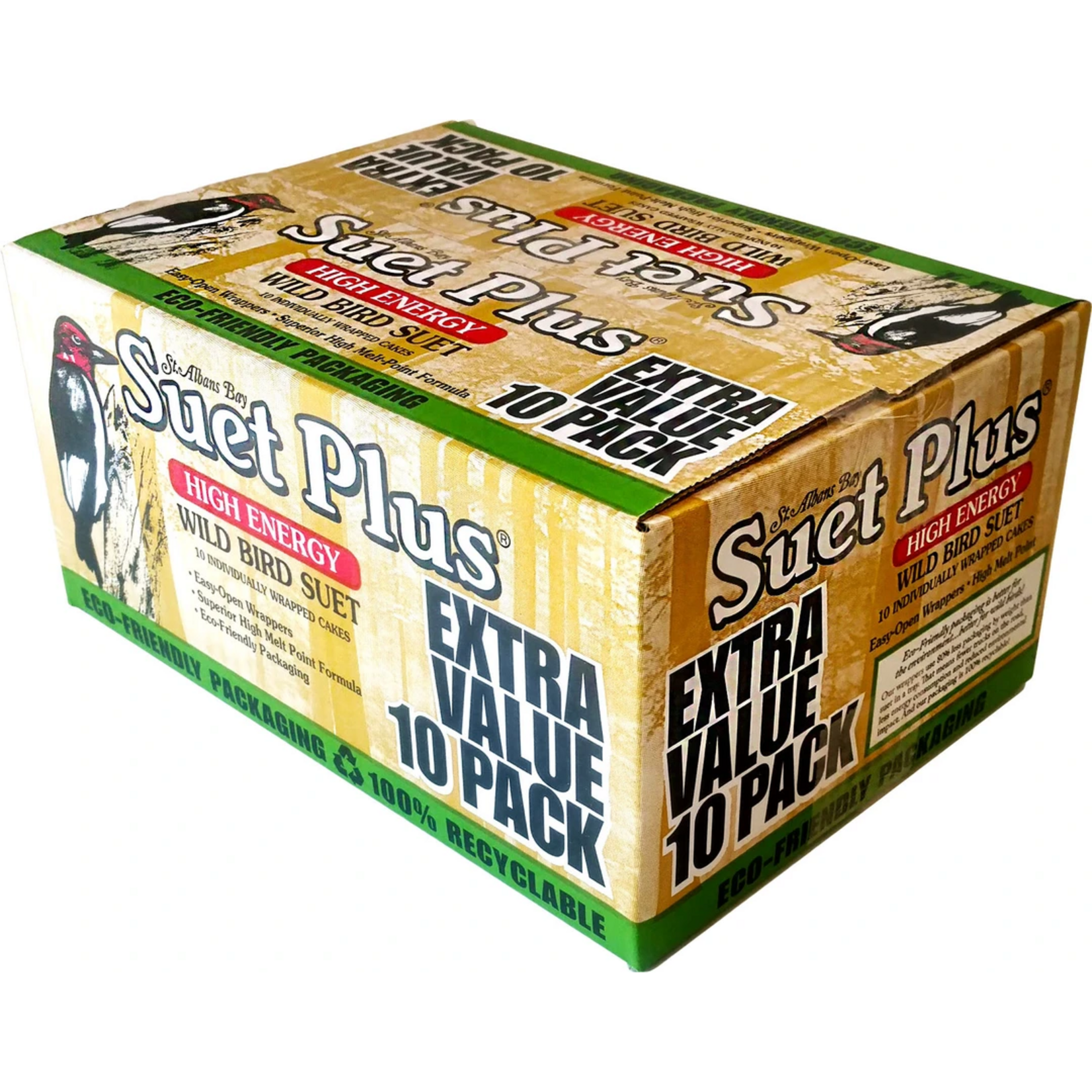 Wildlife Sciences Suet Plus High Energy Extra Value 10 Pack