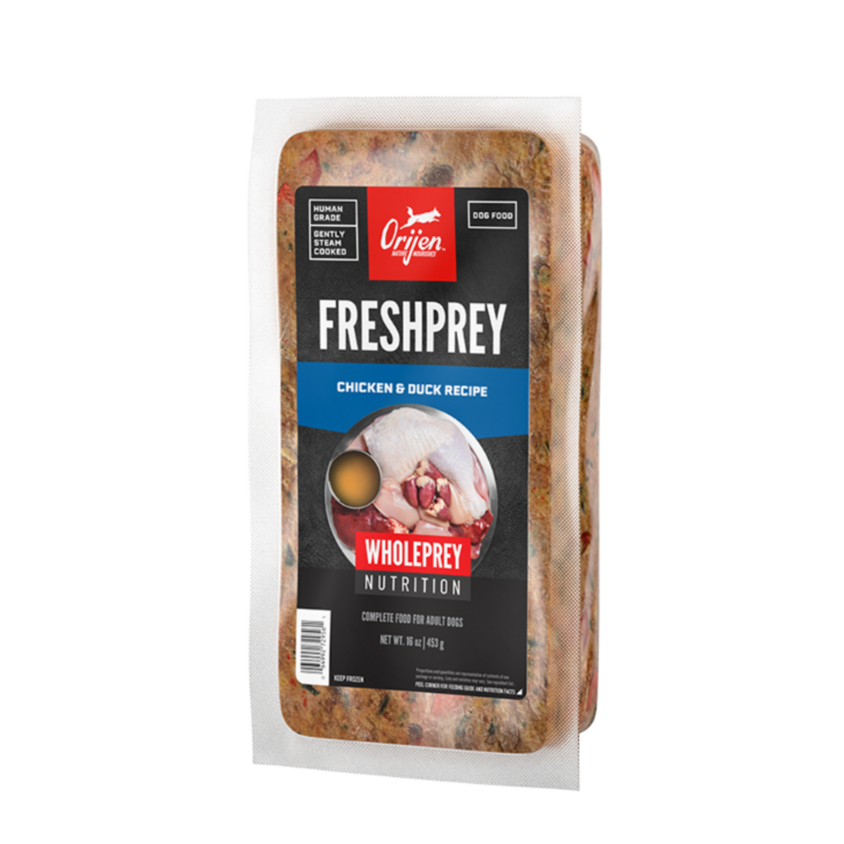 Orijen Orijen FreshPrey Frozen Dog Food - Chicken & Duck - 1 lb