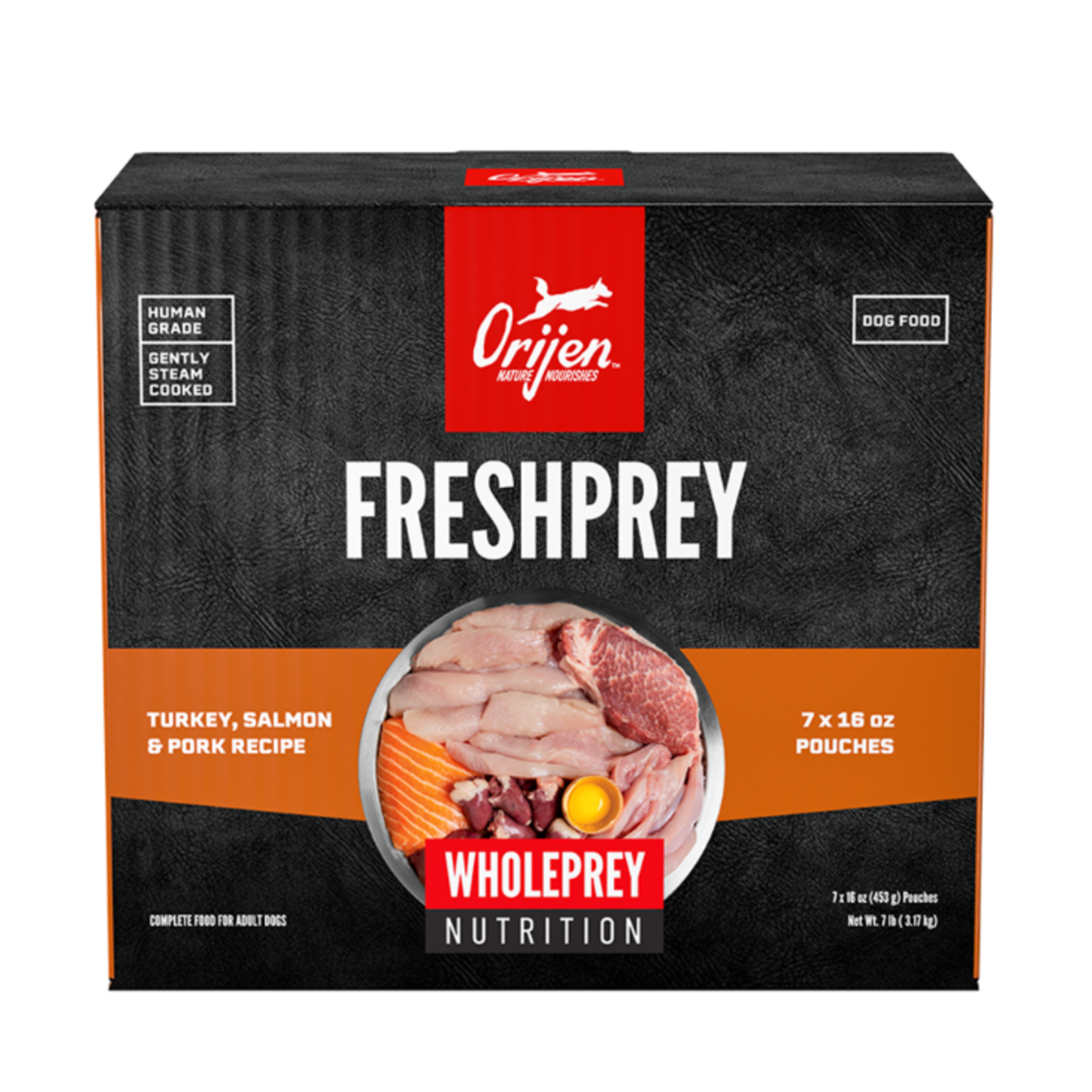 Orijen Orijen FreshPrey Frozen Dog Food - Turkey, Salmon & Pork - 7 lb, Bulk Box