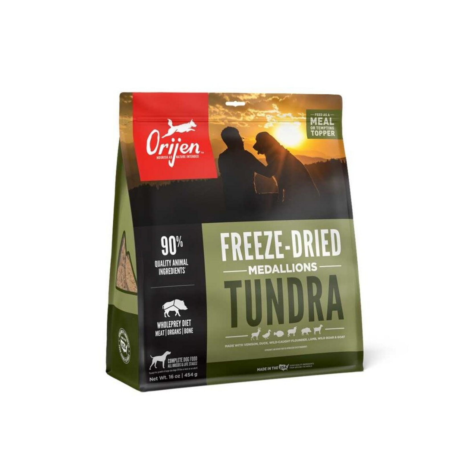 Orijen Orijen Tundra Adult Freeze-Dried Dog Food - 16 Oz