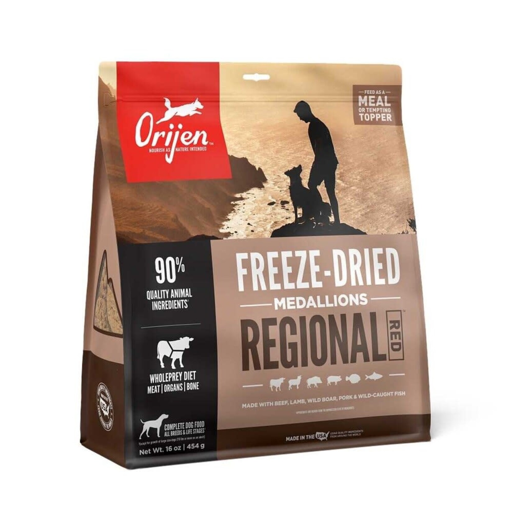 Orijen Orijen Regional Red Freeze Dried-Dog Food - 16 Oz