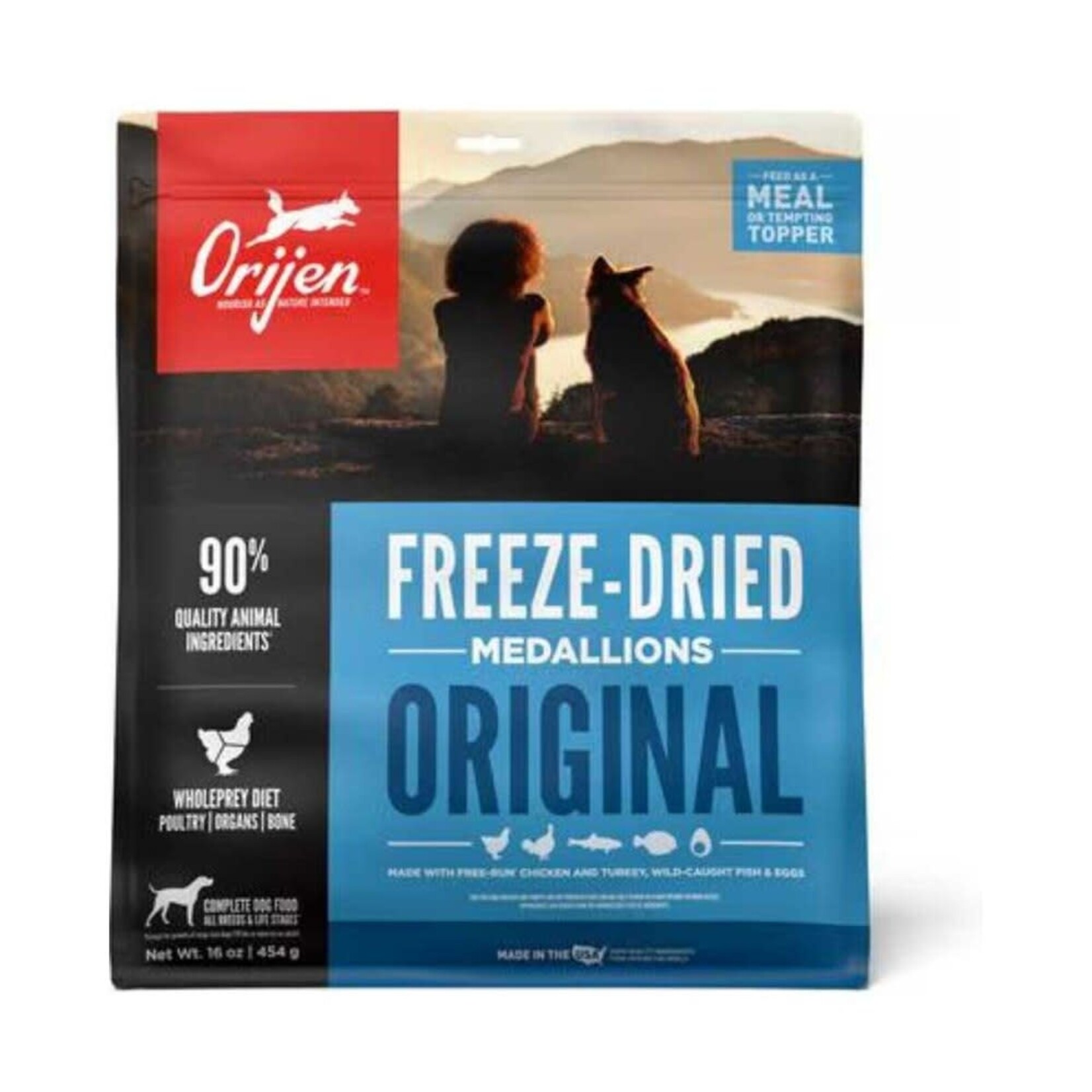 Orijen Orijen Original Poultry Fish & Egg Freeze-Dried Dog Food - 16 Oz