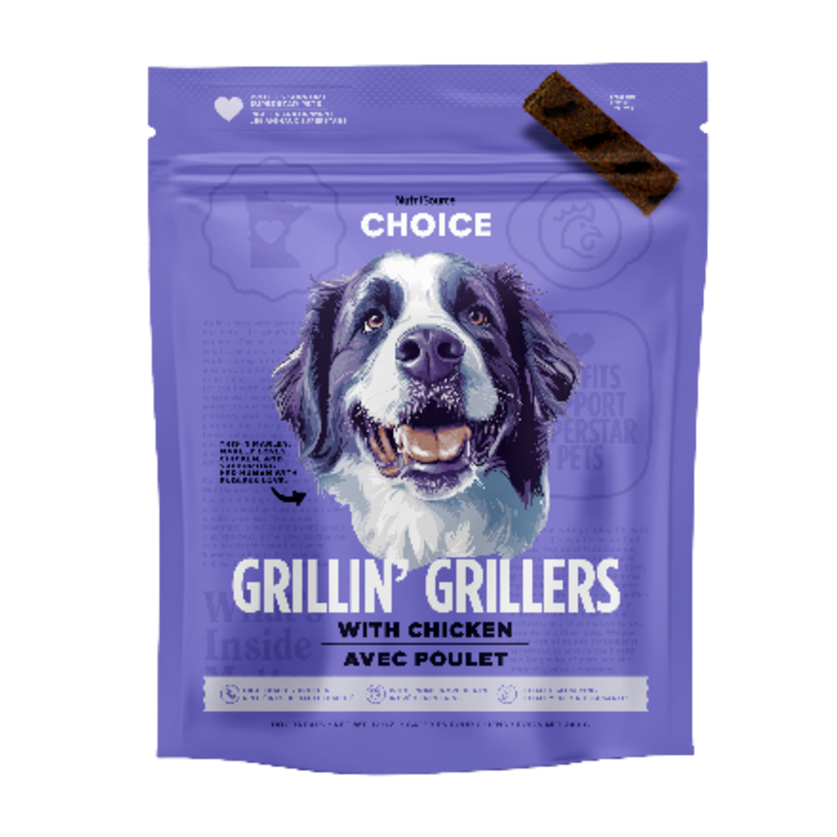 NutriSource Nutrisource Choice Grillin' Grillers Chicken Dog Treats - 32 oz
