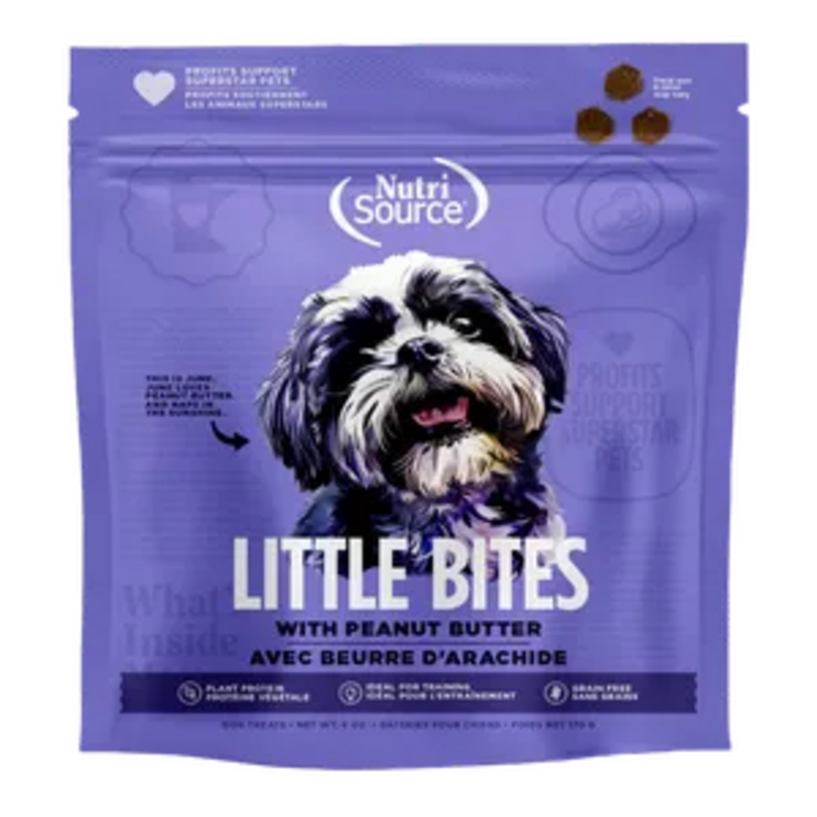 NutriSource Nutrisource Little Bites Peanut Butter Dog Treats - 6 oz