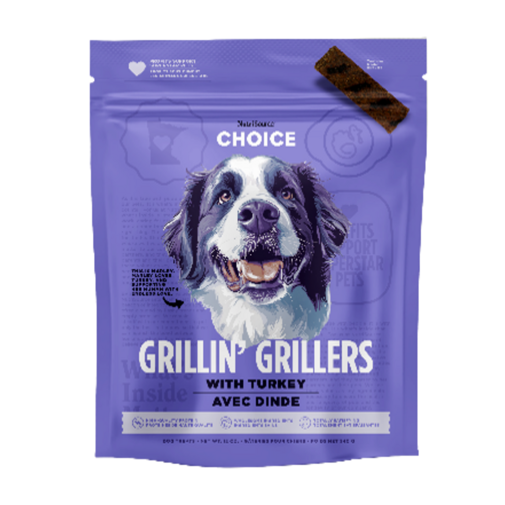 NutriSource Nutrisource Choice Grillin' Grillers Turkey Dog Treats - 32 oz