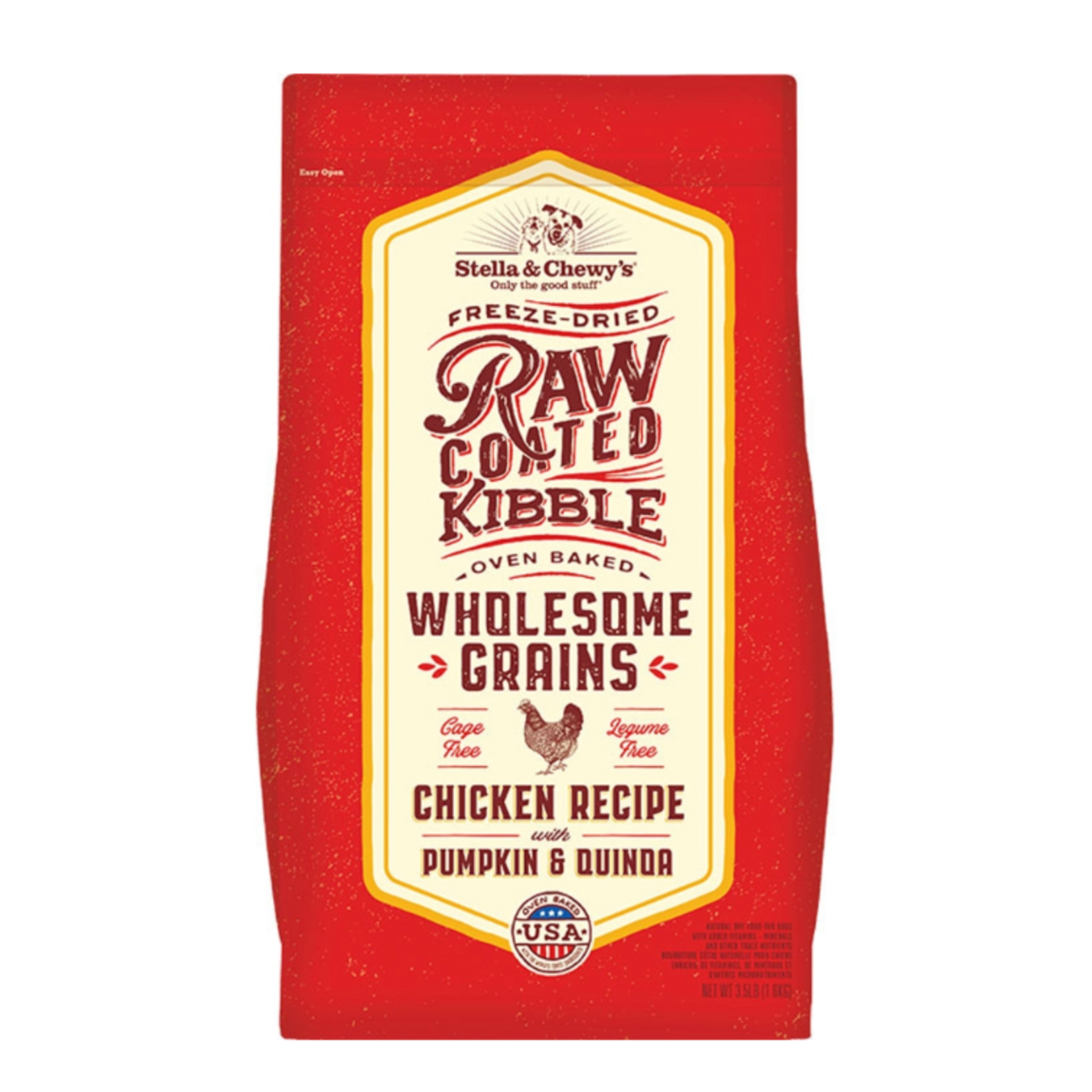 Stella & Chewy's Stella & Chewy's Freeze-Dried Raw Coated Kibble Wholesome Grains Chicken Dry Dog Food - 22 lb