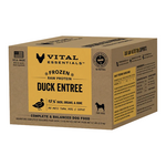 Vital Essentials Vital Essentials Frozen Raw Patties - Duck Entree Complete Dog Food - 4.7 lb, Box of 10