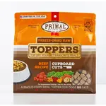 Primal Primal Freeze-Dried Raw Toppers Cupboard Cuts Beef Recipe Dog Food - 18 oz