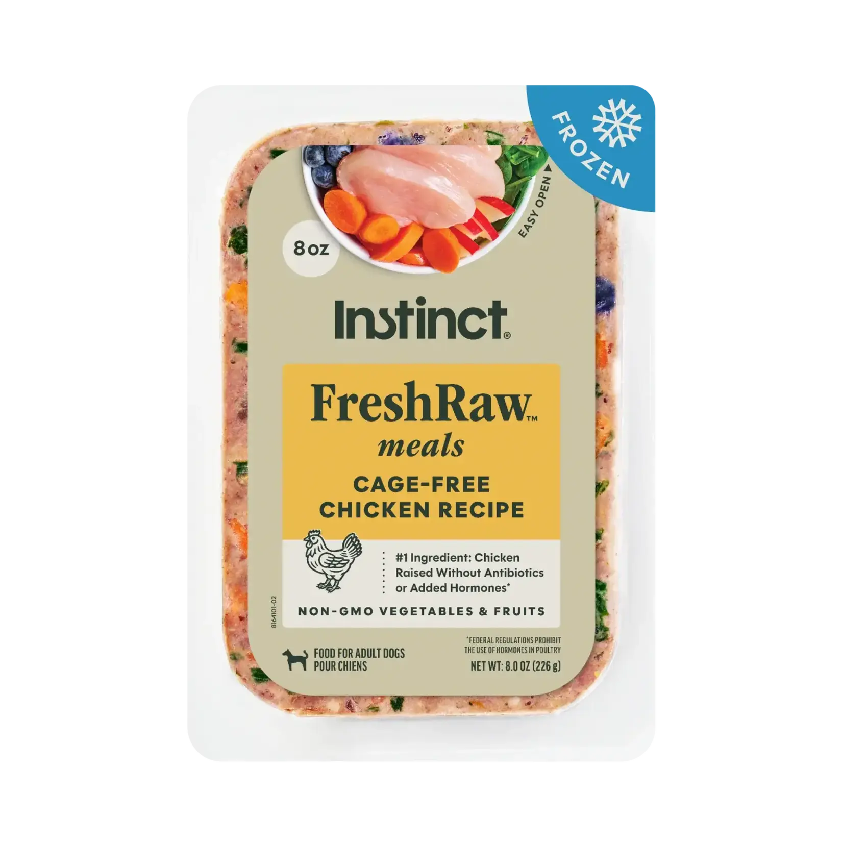 Instinct Instinct FreshRaw Meals Frozen Cage-Free Chicken Dog Food - 8 oz