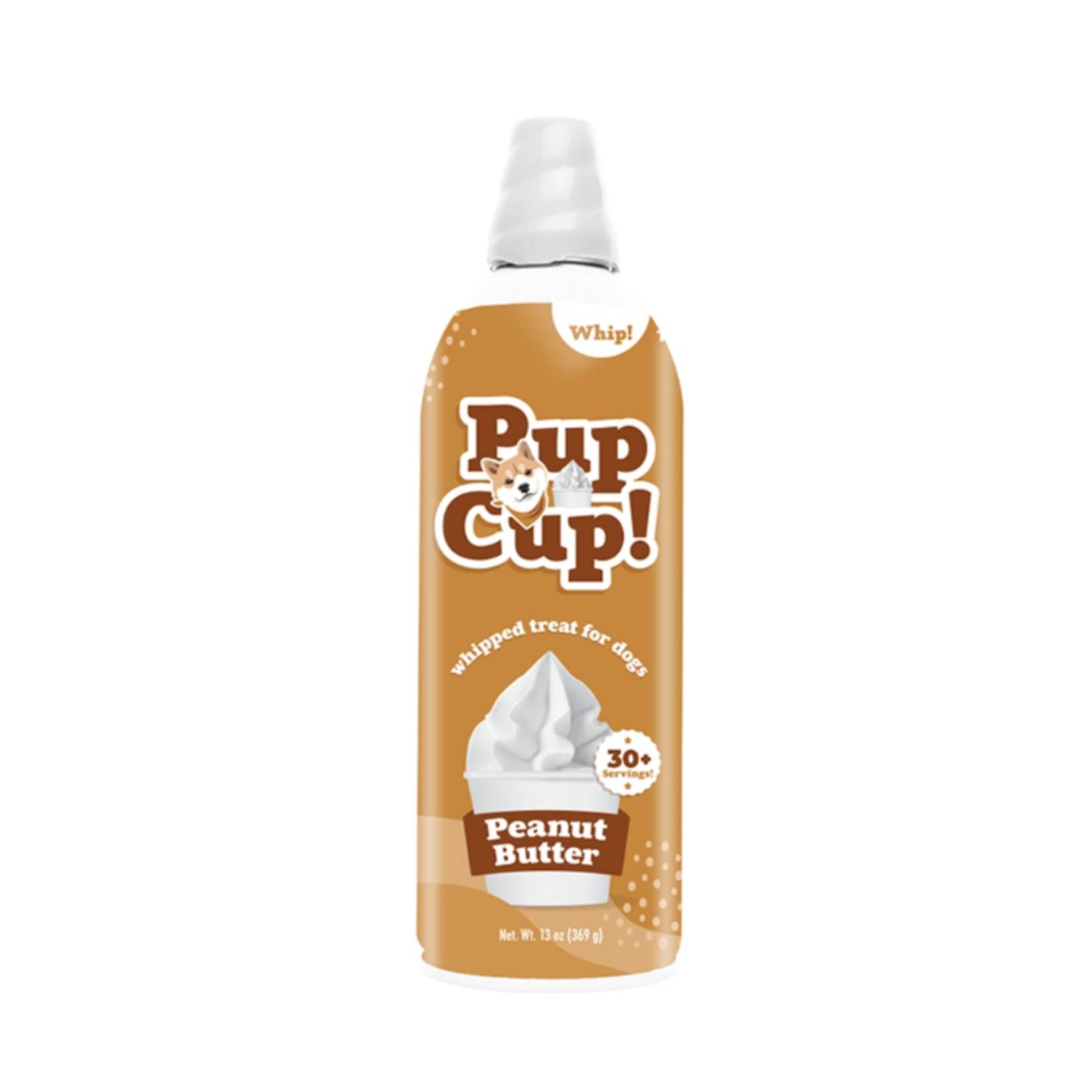 Pup Cup! Frozen Whipped Cream Dog Treat - Peanut Butter - 13 oz