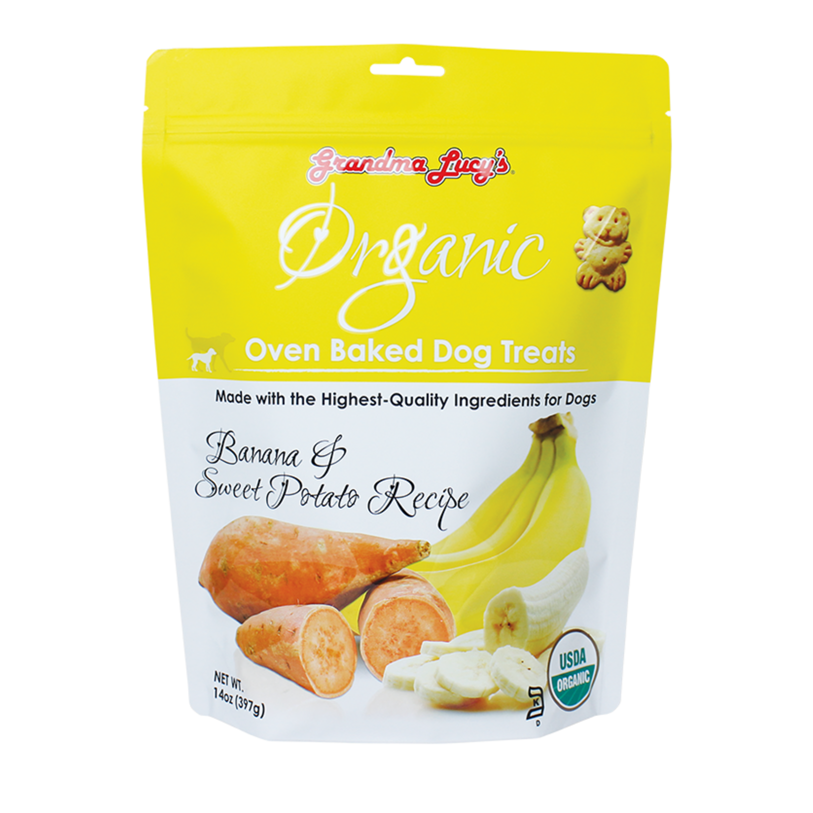 Grandma Lucy's Grandma Lucy's Organic Banana & Sweet Potato Dog Treats - 14 oz