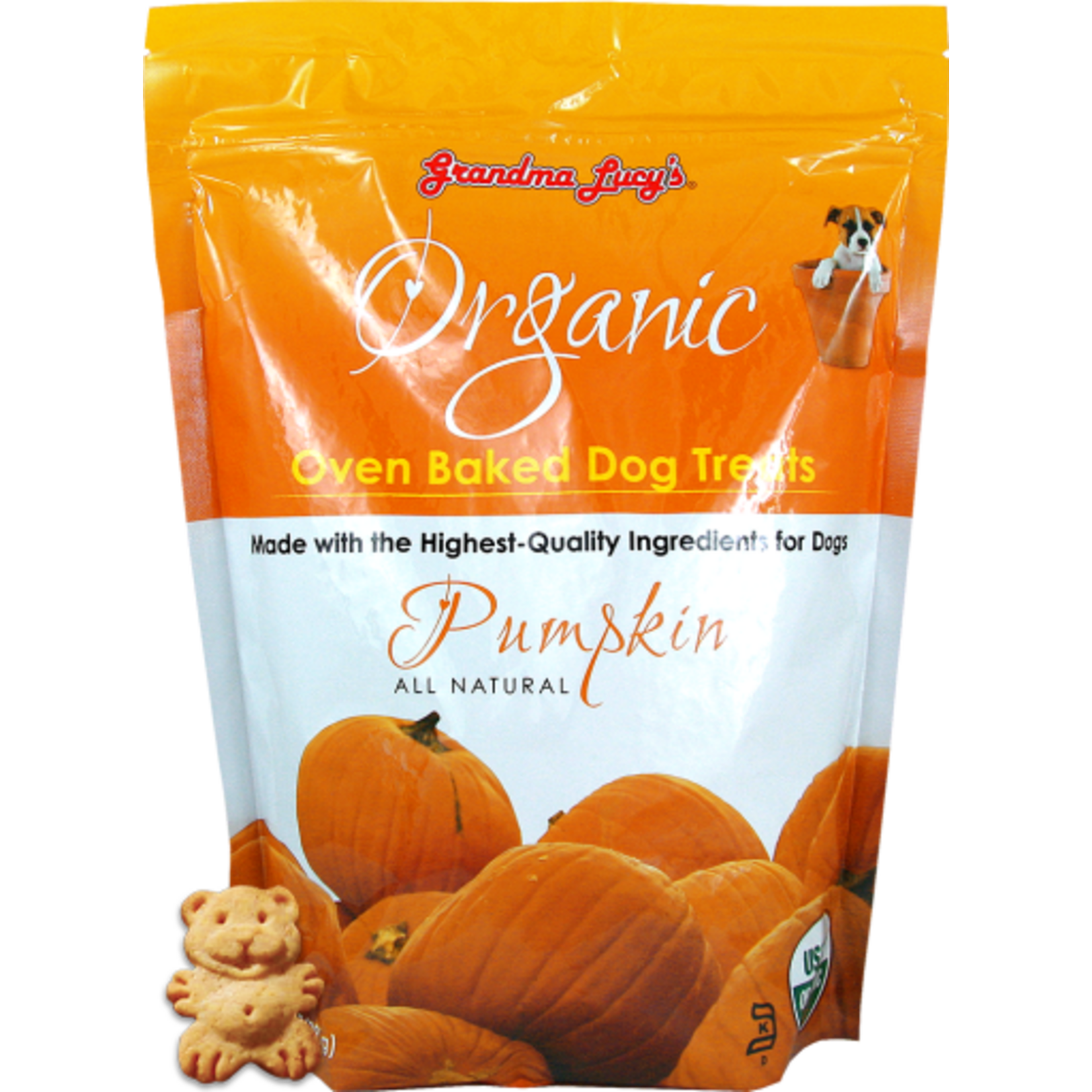 Grandma Lucy's Grandma Lucy's Organic Pumpkin Dog Treats - 14 oz