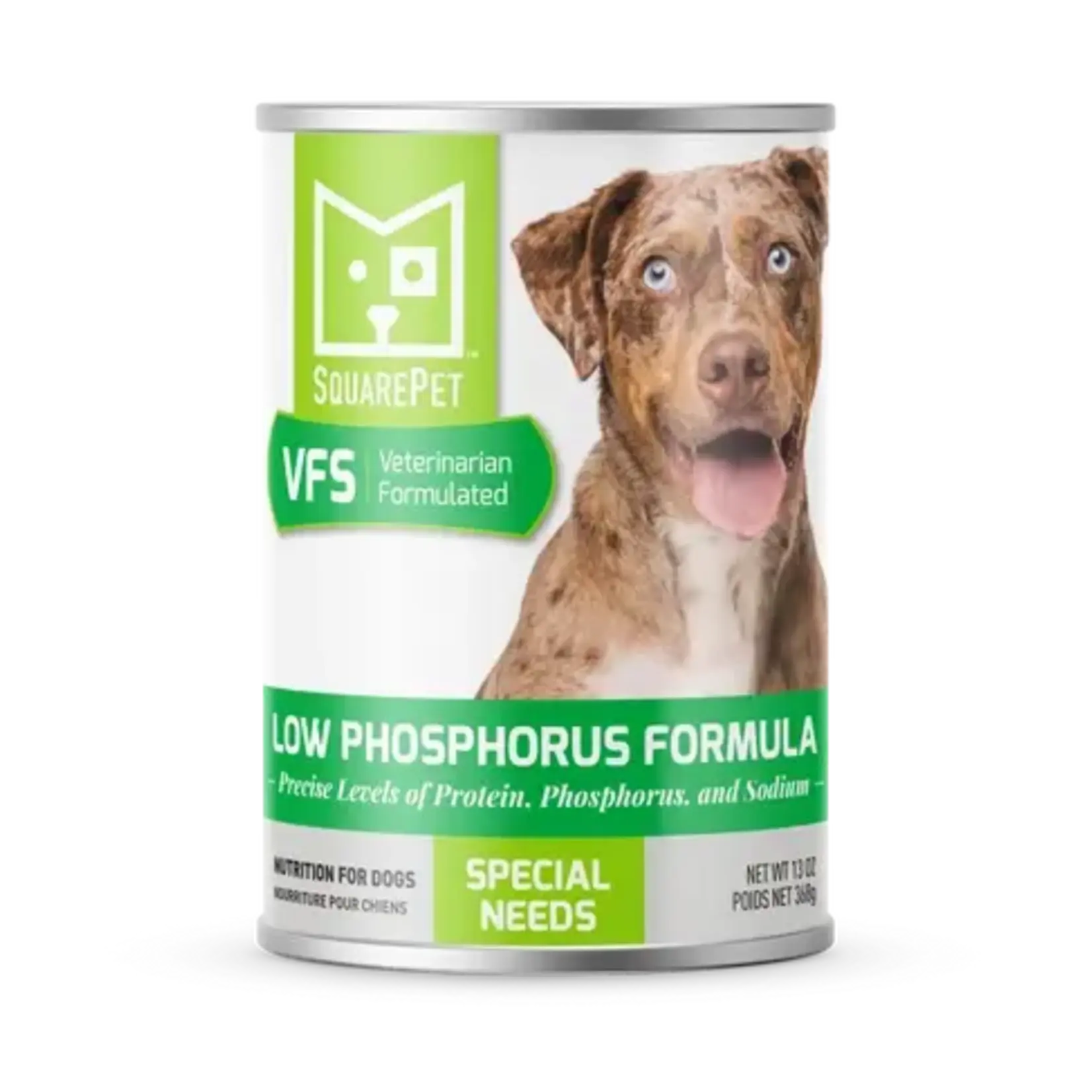 SquarePet SquarePet VFS Low Phosphorus Formula Wet Dog Food Can - 13 oz, Case of 12