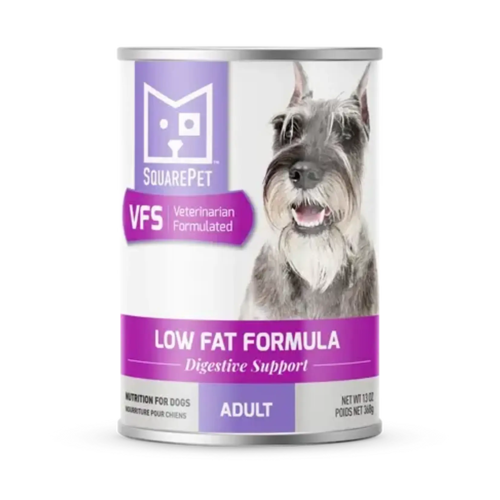SquarePet SquarePet VFS Low Fat Formula Wet Dog Food Can - 13 oz, Case of 12