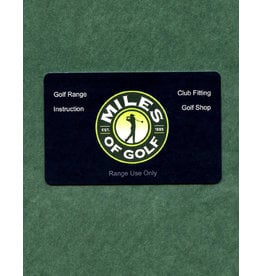 $260 RANGE CARD FOR $200