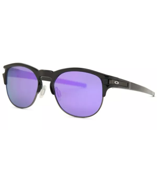 OAKLEY LATCH KEY MATTE BLACK SUNGLASSES w/ VIOLET IRIDIUM LENS - ONE  Boardshop