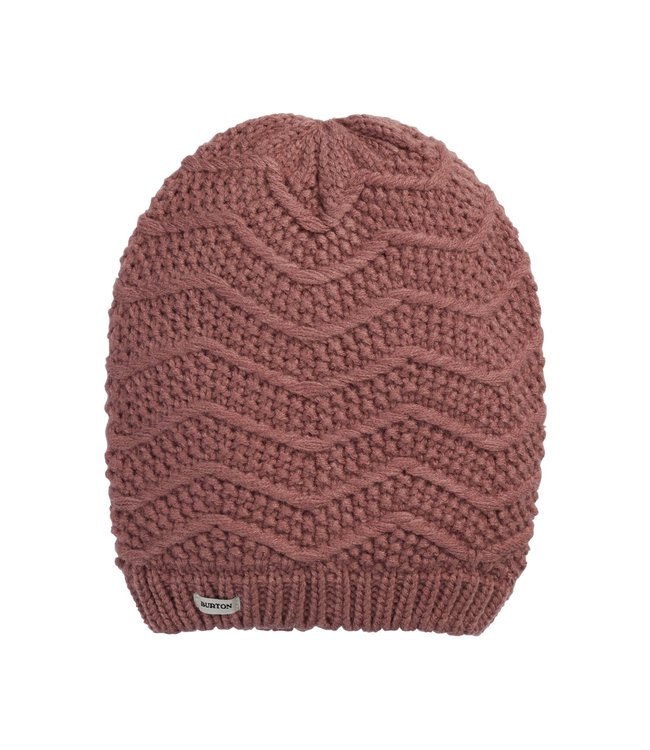 2021 BURTON PEARL KNIT BEANIE WOMENS ROSE BROWN ONE Boardshop