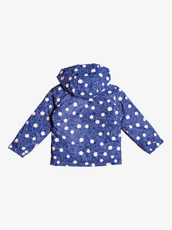 2021 ROXY LITTLE GIRLS MINI JETTY JACKET BLUE TASTY HOUR - ONE Boardshop