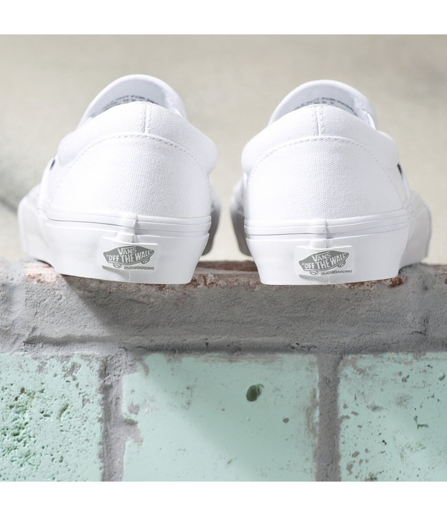 VANS MENS SKATE SLIP-ON SHOE - TRUE WHITE