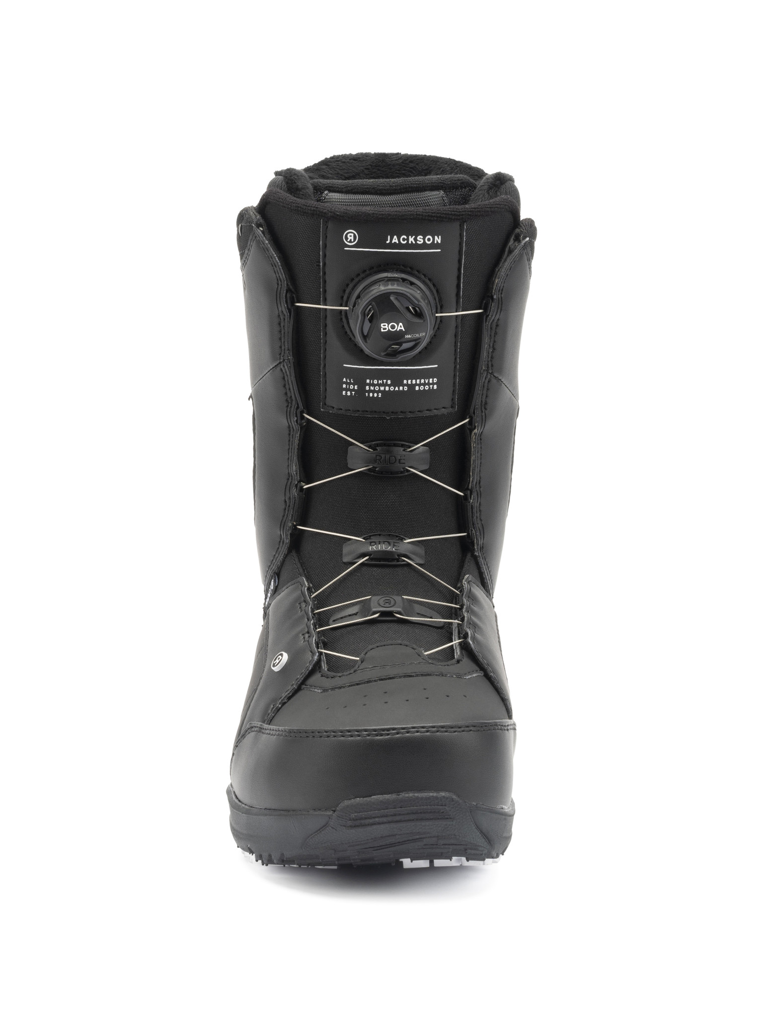 RIDE MEN'S JACKSON SNOWBOARD BOOTS BLACK 2022 ONE