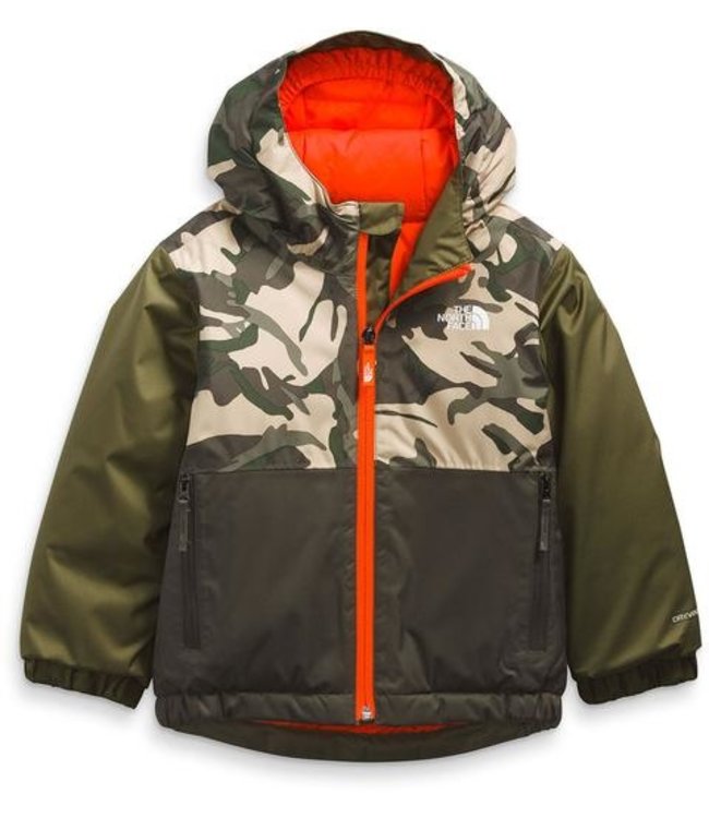 The North Face Youth Snowquest Plus Jacket - Green/Lava - Grow Children's  Boutique Ltd.