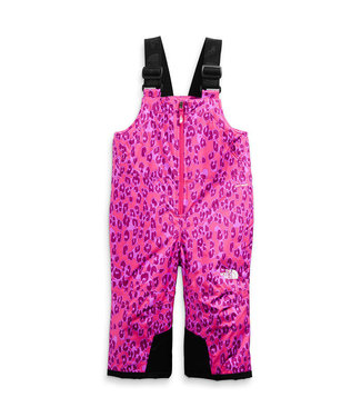THE NORTH FACE THE NORTH FACE TODDLER SNOWQUEST INSULATED BIB CABARET PINK LEOPARD SMALL PRINT 2022