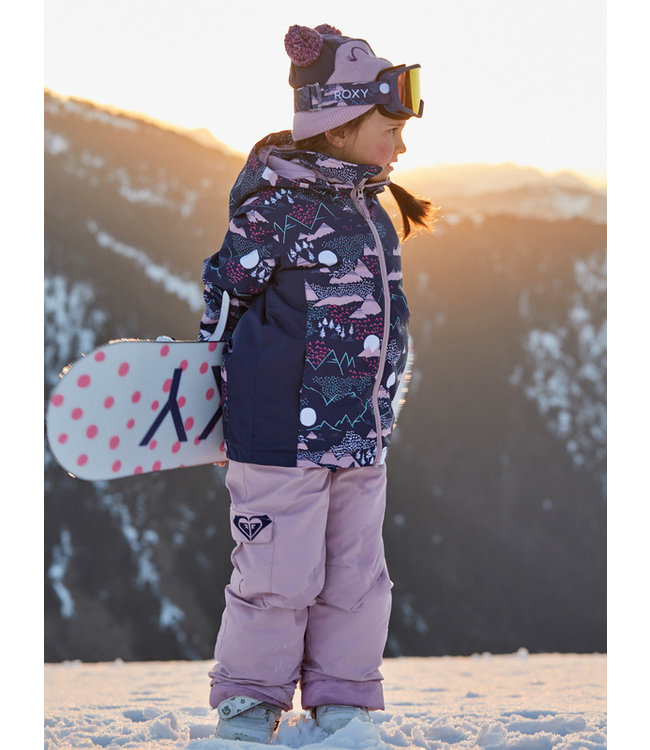 ROXY LITTLE GIRL'S SNOWY TALE JACKET MEDIEVAL BLUE MOONTAIN 2022