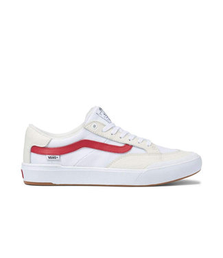 VANS VANS BERLE SHOES WHITE/CHILLIPEPPER