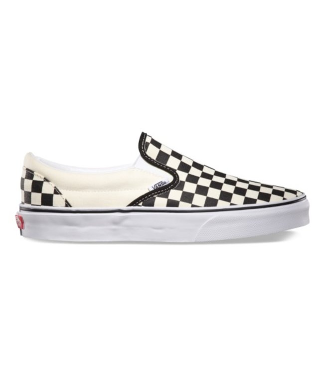 VANS CLASSIC SLIP-ON CHECKBOARD BLACK WHITE
