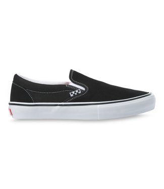VANS VANS SKATE SLIP ON SHOE BLACK/WHITE