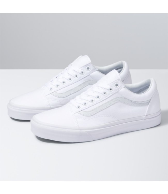 VANS OLD SKOOL SHOES TRUE WHITE