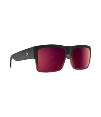 SPY SPY CYRUS SOSI JADE STRUCK SOFT MT BLK RED PLUM FADE w/ HAPPY BRNZ RED PLUM SPEC MIR LENS  SUNGLASSES