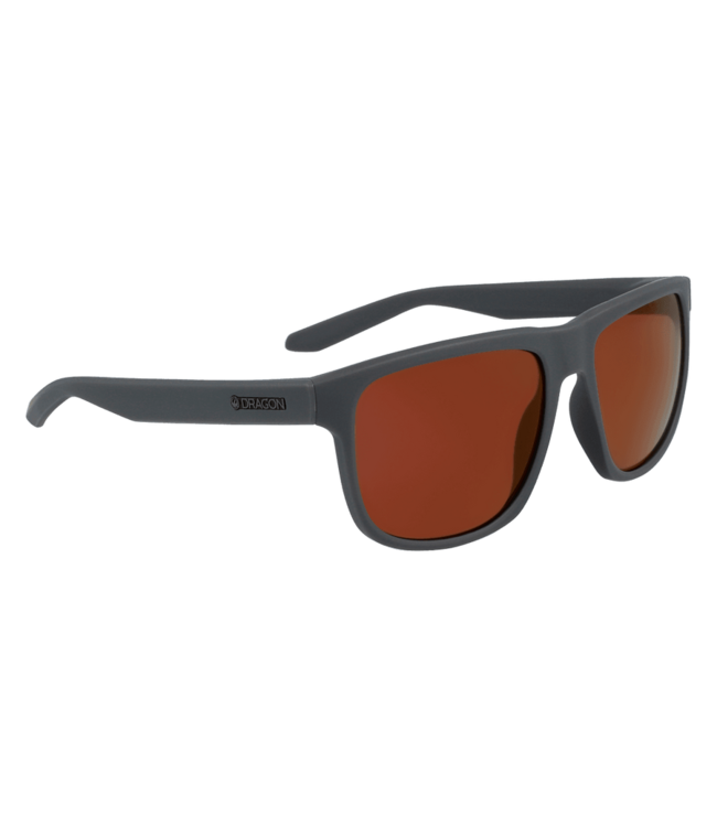 DRAGON SESH MATTE GREY SUNGLASSES w/ LL CPR RS ION LENS