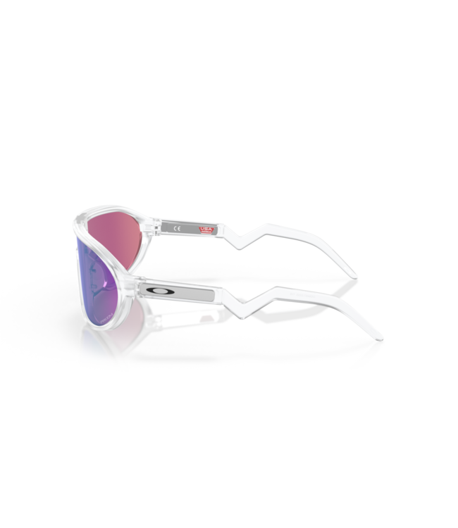 OAKLEY CMDN MATTE CLEAR SUNGLASSES w/ PRIZM ROAD JADE LENS 2022