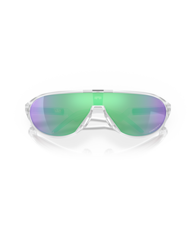 OAKLEY CMDN MATTE CLEAR SUNGLASSES w/ PRIZM ROAD JADE LENS 2022