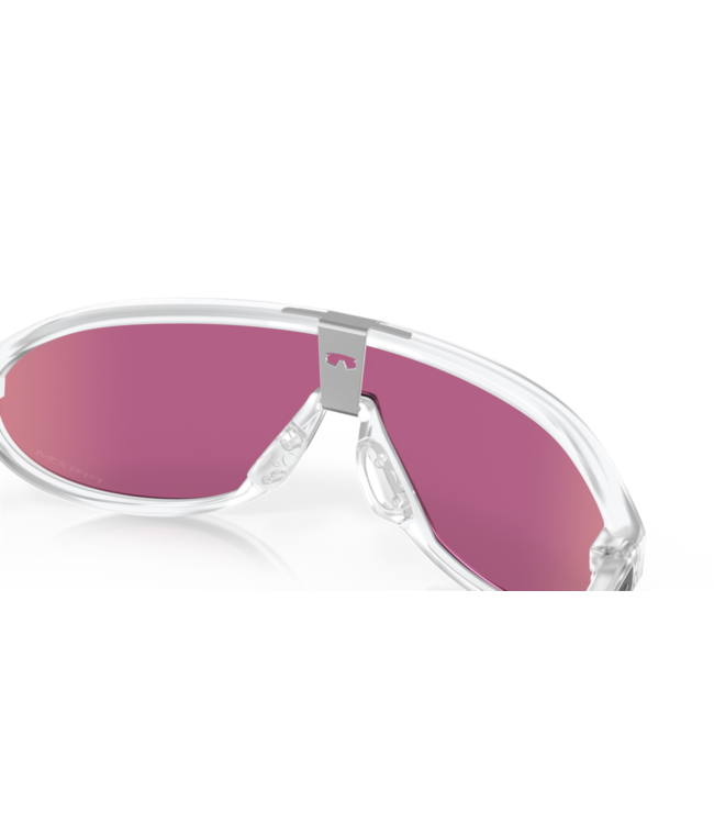 OAKLEY CMDN MATTE CLEAR SUNGLASSES w/ PRIZM ROAD JADE LENS 2022