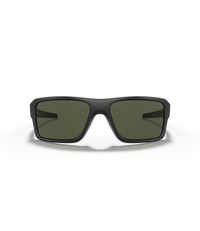 OAKLEY DOUBLE EDGE MATTE BLACK SUNGLASSES w/ DARK GREY LENS