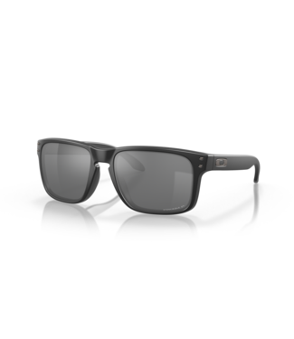 OAKLEY OAKLEY HOLBROOK MATTE BLACK SUNGLASSES w/ PRIZM BLACK POLAR LENS