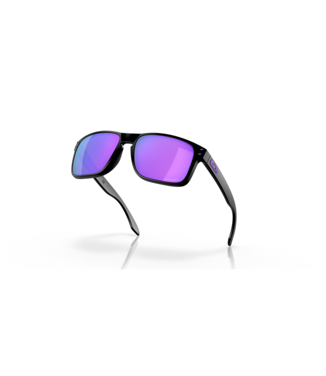 OAKLEY HOLBROOK MATTE BLK SUNGLASSES w/ PRIZM VIOLET LENS