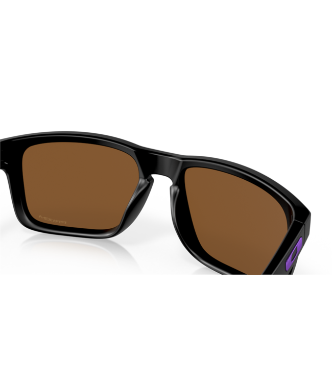 OAKLEY HOLBROOK MATTE BLK SUNGLASSES w/ PRIZM VIOLET LENS