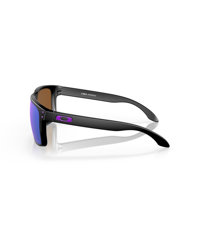 OAKLEY HOLBROOK XL MATTE BLK SUNGLASSES w/ PRIZM VIOLET LENS